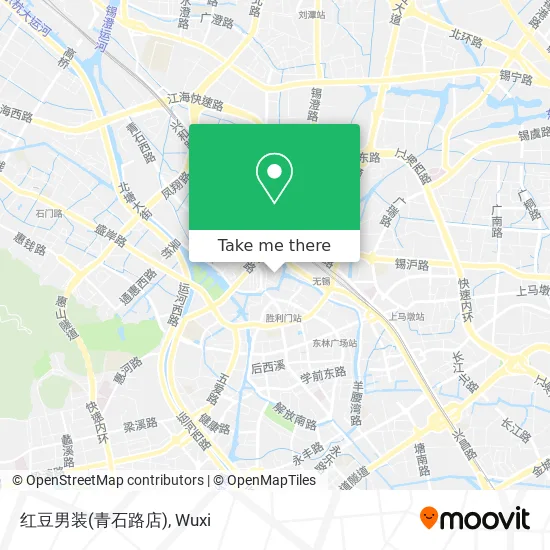 红豆男装(青石路店) map