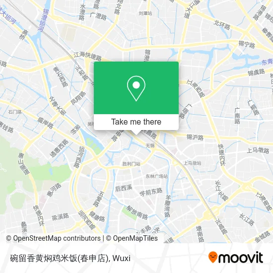 碗留香黄焖鸡米饭(春申店) map
