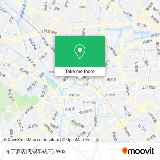 布丁酒店(无锡车站店) map