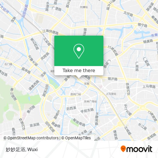 妙妙足浴 map