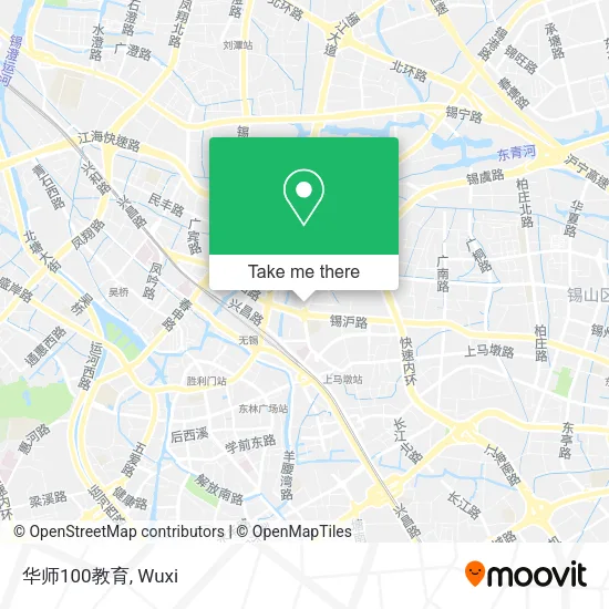 华师100教育 map