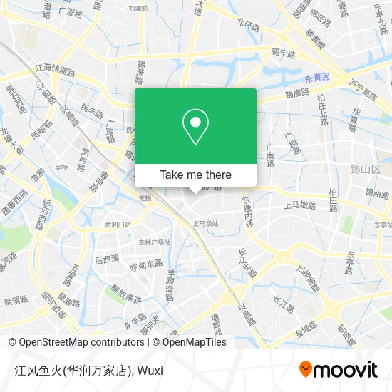 江风鱼火(华润万家店) map