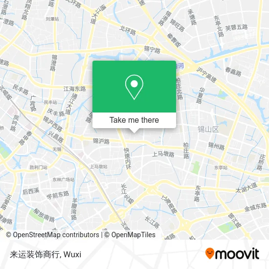 来运装饰商行 map