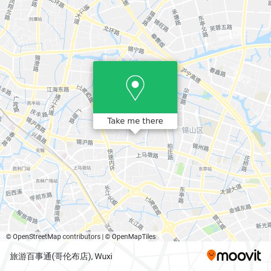 旅游百事通(哥伦布店) map