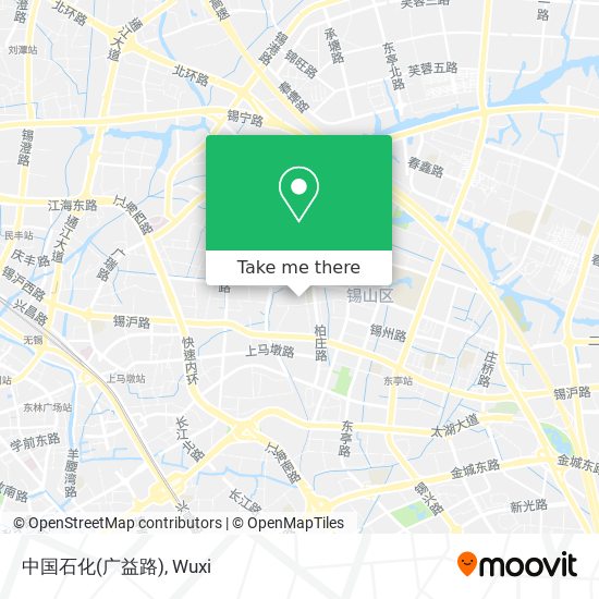 中国石化(广益路) map
