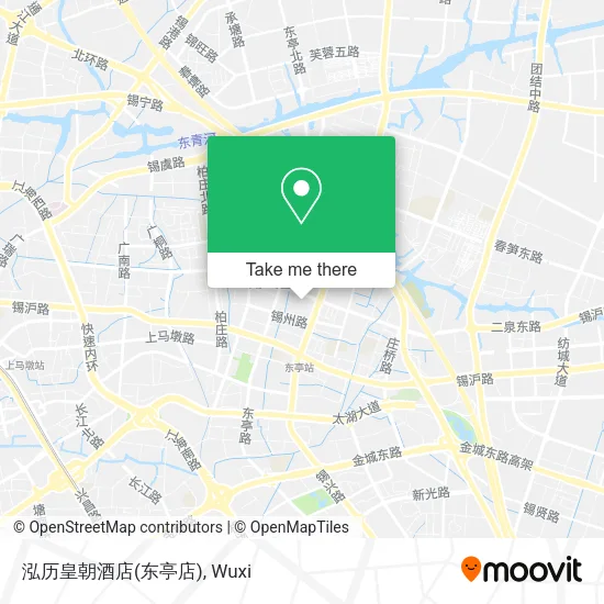 泓历皇朝酒店(东亭店) map