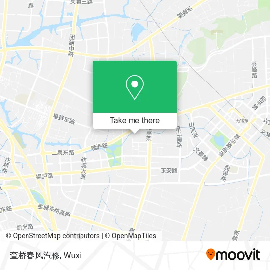 查桥春风汽修 map