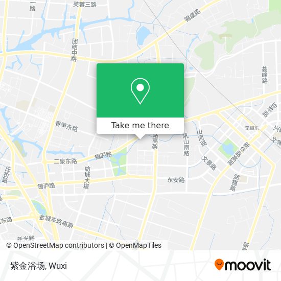紫金浴场 map
