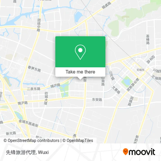 先锋旅游代理 map