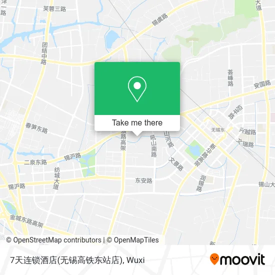 7天连锁酒店(无锡高铁东站店) map