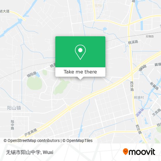 无锡市阳山中学 map