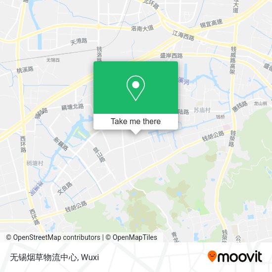 无锡烟草物流中心 map