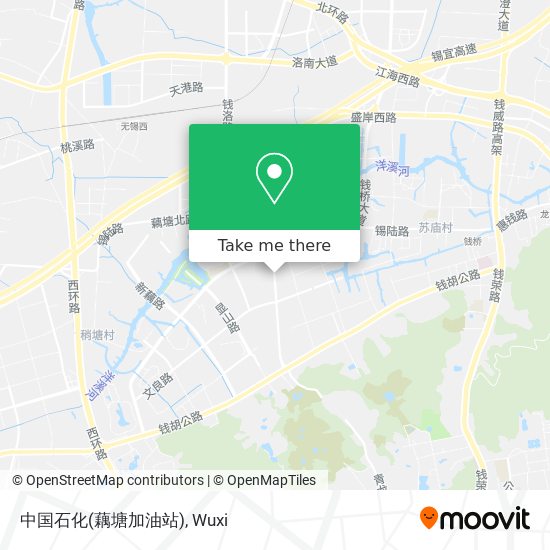 中国石化(藕塘加油站) map