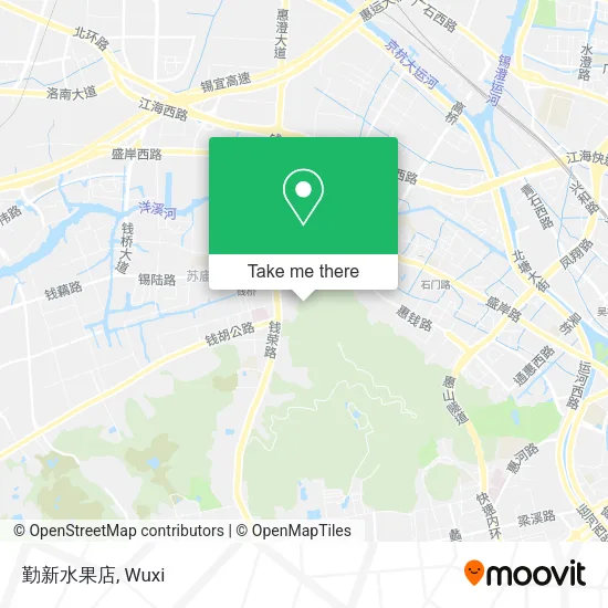 勤新水果店 map