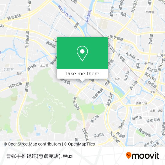 曹张手推馄饨(惠麓苑店) map