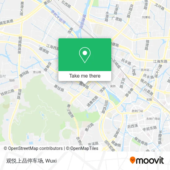 观悦上品停车场 map