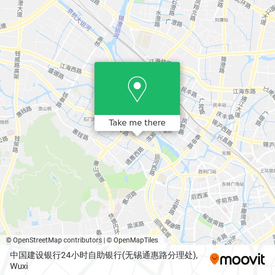 中国建设银行24小时自助银行(无锡通惠路分理处) map