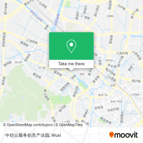中铠云服务创意产业园 map