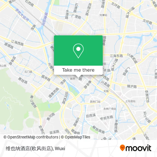 维也纳酒店(欧风街店) map