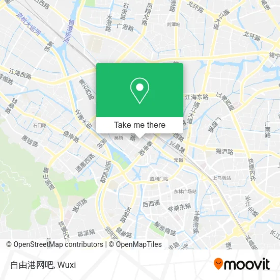 自由港网吧 map