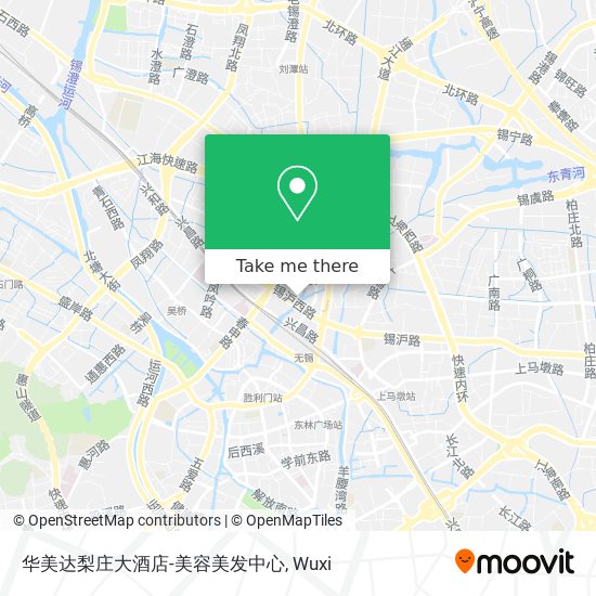 华美达梨庄大酒店-美容美发中心 map