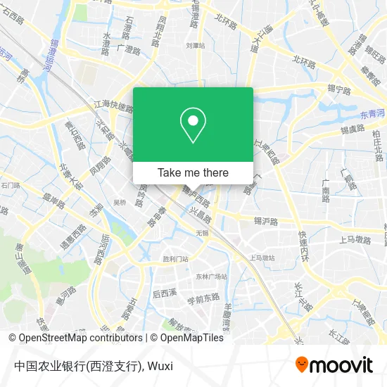 中国农业银行(西澄支行) map