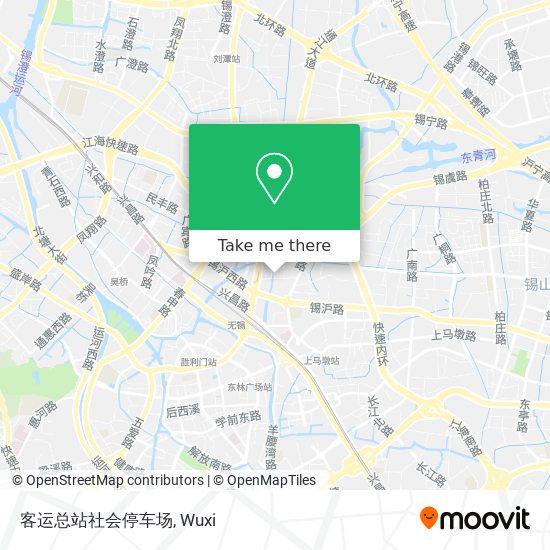 客运总站社会停车场 map