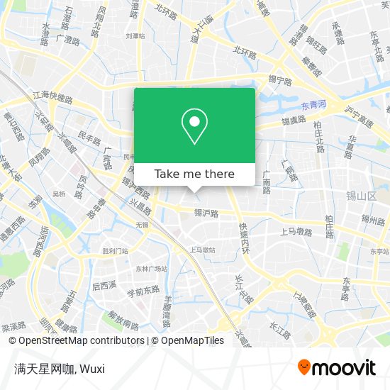 满天星网咖 map