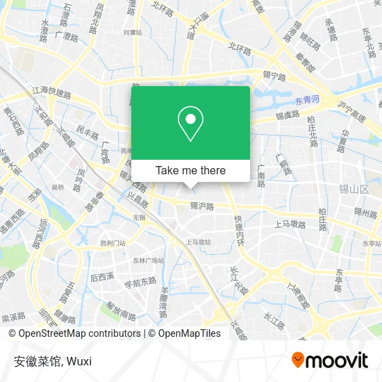 安徽菜馆 map
