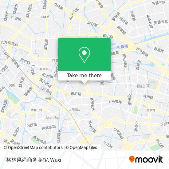 格林风尚商务宾馆 map