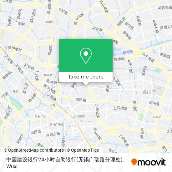 中国建设银行24小时自助银行(无锡广瑞路分理处) map