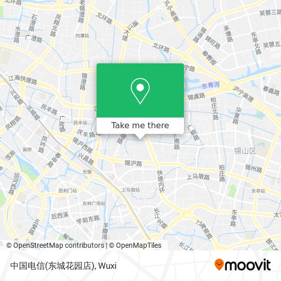 中国电信(东城花园店) map