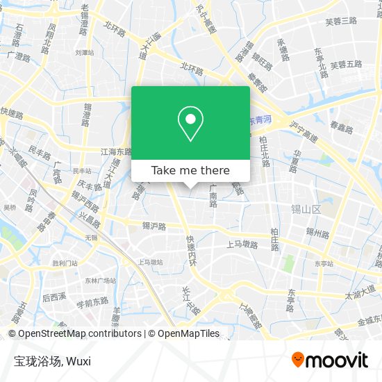 宝珑浴场 map
