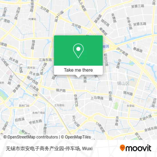 无锡市崇安电子商务产业园-停车场 map