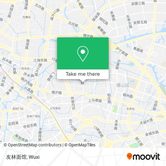 友林面馆 map