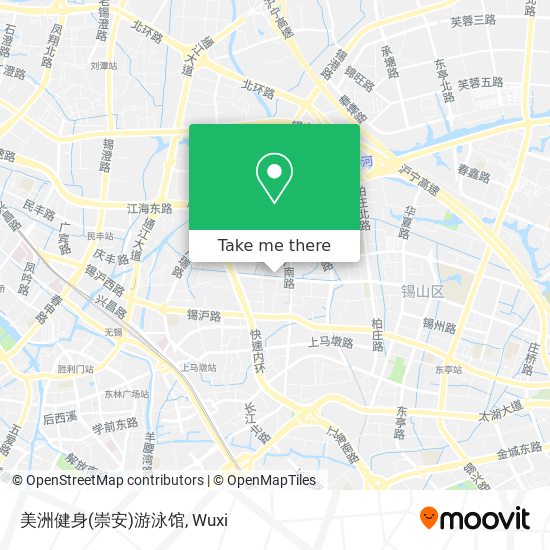 美洲健身(崇安)游泳馆 map
