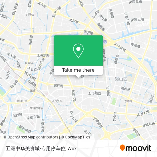 五洲中华美食城-专用停车位 map