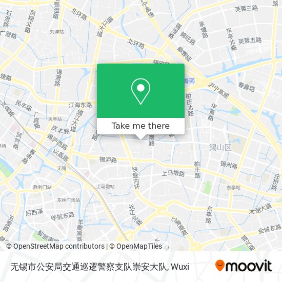 无锡市公安局交通巡逻警察支队崇安大队 map