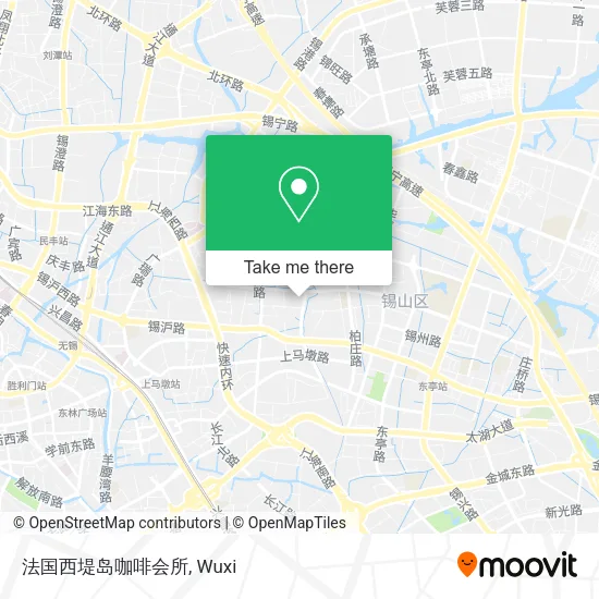 法国西堤岛咖啡会所 map