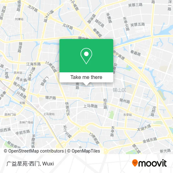 广益星苑-西门 map