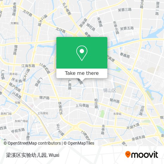 梁溪区实验幼儿园 map