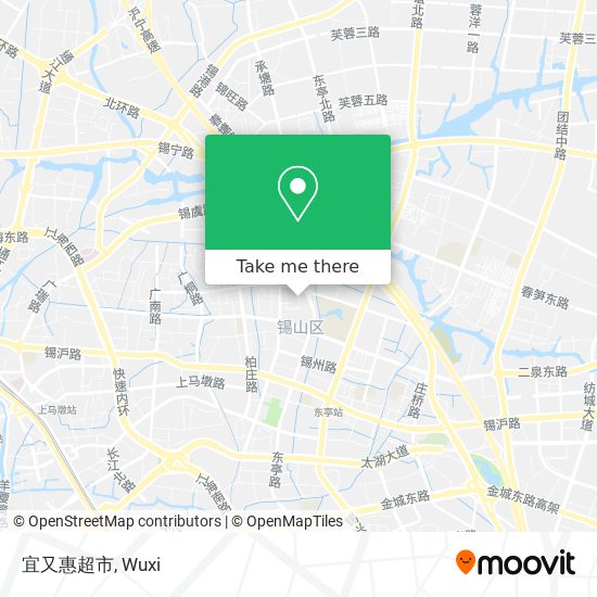 宜又惠超市 map