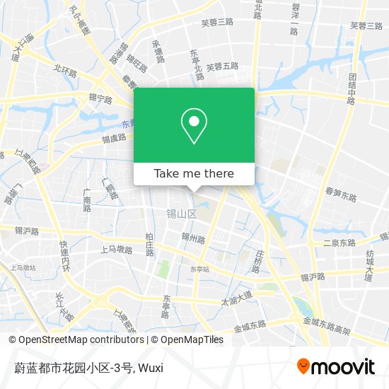 蔚蓝都市花园小区-3号 map