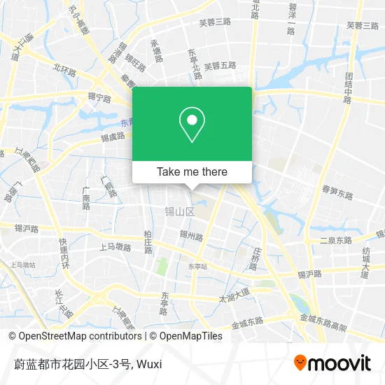 蔚蓝都市花园小区-3号 map