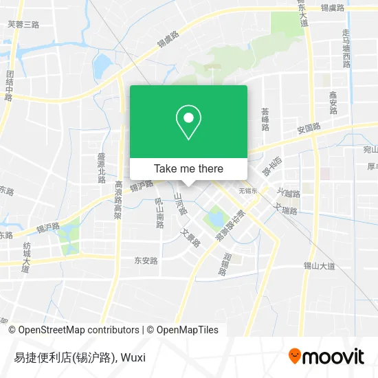 易捷便利店(锡沪路) map