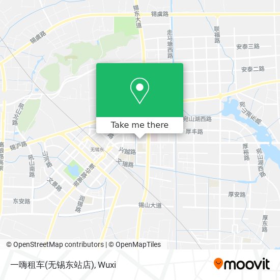 一嗨租车(无锡东站店) map