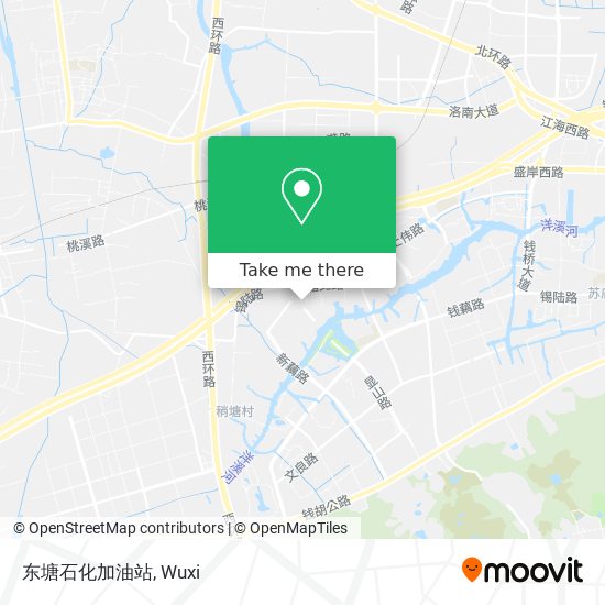 东塘石化加油站 map