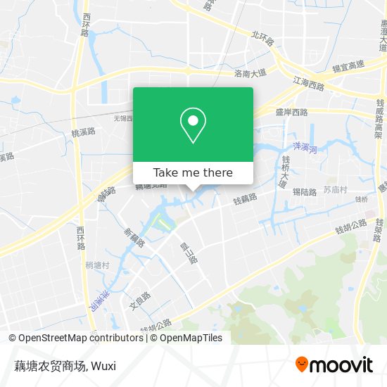 藕塘农贸商场 map