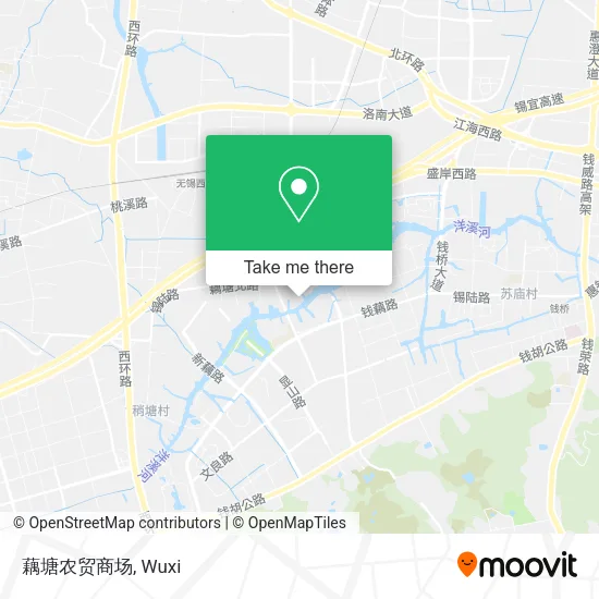 藕塘农贸商场 map