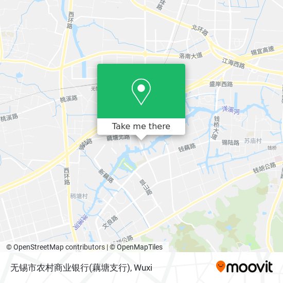 无锡市农村商业银行(藕塘支行) map